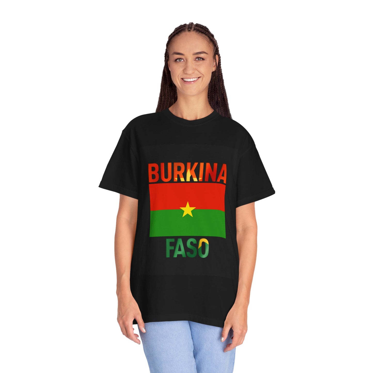 Burkina Faso Flag Unisex T-Shirt | Cozy Pride Apparel, Perfect for Travelers, Souvenir Shirt, Cultural Gift