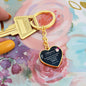 Mommy You are the World - Graphic Heart Keychain