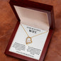 To My Beautiful Wife - Fate - Forever Love Necklace