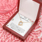 To My Daughter in Law - You Mean So Much To Me - Forever Love Necklace