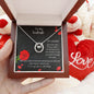To My Valentine - Soulmate - Lucky In Love Pendant