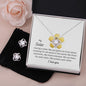 To My Sister - Memories - Love Knot Earring & Necklace Set