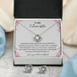 Yo My Future Wife - Forever - Love Knot Earring & Necklace Set