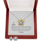 To My Sister - Memories - Love Knot Earring & Necklace Set