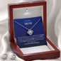 To The Best Mom - Friend - Love Knot Earring & Necklace Set