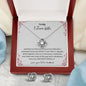 Yo My Future Wife - Forever - Love Knot Earring & Necklace Set