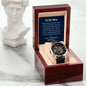 To My Man - More Time - Men's Openwork Watch
