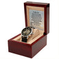 To My Dad - Hero - Men's Openwork Watch