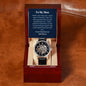 To My Man - More Time - Men's Openwork Watch