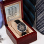 To My Dad - Hero - Men's Openwork Watch