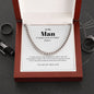 To My Man - True Love -  Cuban Link Chain
