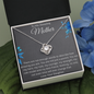 To My Amazing Mother - My Rock- Love Knot Necklace