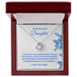 To My Precious Daughter - Love Knot Necklace