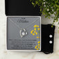 My Mother - My Friend - Forever Love Necklace and Cubic Zirconia Earring Set