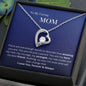To My Caring Mom - My Rock - Forever Love Necklace