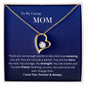 To My Caring Mom - My Rock - Forever Love Necklace
