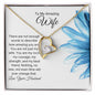 To My Amazing Wife - My Rock - Forever Love Necklace