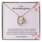 To My Granddaughter - Remember - Forever Love Necklace