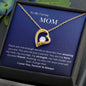 To My Caring Mom - My Rock - Forever Love Necklace