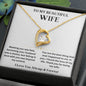 To My Beautiful Wife - Fate - Forever Love Necklace
